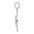 Image of Sterling Silver Polished Ocean City, MD Circle w/Starfish Pendant