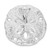 Image of Sterling Silver Polished/Textured Large Sand Dollar Slide Pendant