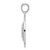 Image of Sterling Silver Textured Marathon FL Keys Circle w/Starfish Pendant