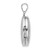 Image of Sterling Silver Rhodium-plated Celtic Knots 20mm Round Locket Pendant