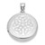 Image of Sterling Silver Rhodium-plated Celtic Knots 20mm Round Locket Pendant