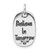 Image of Sterling Silver Rhodium-plated Antiqued LIFE/BELIEVE IN TOMORROW Pendant