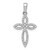 Image of 14k White Gold 1/5ctw Diamond Cross Pendant PM5047-020-WA