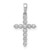 Image of 14k White Gold 1/10ctw Diamond Cross Pendant PM4974-010-WA