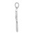 Image of 14k White Gold 1/15ctw Diamond Cross Pendant PM5045-008-WA