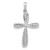 Image of 14k White Gold 1/15ctw Diamond Cross Pendant PM5045-008-WA
