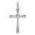 Image of 14k White Gold 1/20ctw Diamond Cross Pendant PM5036-006-WA