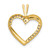 Image of 14K Yellow Gold 1/6ctw Diamond Heart Pendant PM4868-016-YA