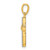 Image of 14K Yellow Gold 1/6ctw Diamond Latin Cross Pendant PM4967-016-YA