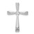 Image of 14k White Gold 1/10ctw Diamond Cross Chain Slide Pendant PM5004-010-WA
