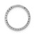 Image of 14k White Gold 1/4ctw Diamond Circle Chain Slide Pendant PM4713-025-WA