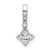 Image of 14k White Gold 1/2ctw Diamond Slide Pendant