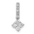 Image of 14k White Gold 1/2ctw Diamond Slide Pendant