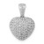 Image of 14k White Gold 3/8ctw Diamond Heart Pendant