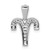 Image of 14k White Gold Diamond Aries Zodiac Pendant
