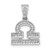 Image of 14k White Gold Diamond Libra Zodiac Pendant