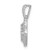 Image of 14k White Gold 1/2ctw Diamond Cluster Pendant