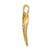 Image of 14K Yellow Gold AA Diamond Double Heart Pendant