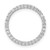 Image of 14k White Gold 1/3ctw Diamond Circle Chain Slide Pendant