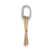 Image of 14k Tri-color Gold 1/6ctw Diamond Moveable Circles Pendant