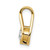 Image of 14K Yellow Gold 4.7mm AA Diamond Teardrop Shape Slide Pendant
