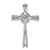 Image of 14k White Gold 1/15ct. Vibrant Moving Diamond Cross Chain Slide Pendant