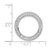 Image of 14k White Gold 3/8ctw Diamond Channel Set Large Circle Chain Slide Pendant