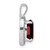 Image of 14k White Gold Cushion Garnet and Diamond Pendant PM7044-GA-016-WA