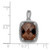 Image of Sterling Silver Rhodium-plated Smoky Quartz Pendant QP2915SQ