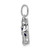Image of 14k White Gold .62 Tanzanite and Diamond Dangle Pendant