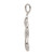 Image of Sterling Silver Rhodium-plated Diamond Figure 8 Pendant