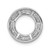 Image of 14K White Gold Lab Grown Diamond SI1/SI2, G H I, Circle Pendant PM4710-040-WLG