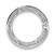 Image of 14K White Gold Lab Grown Diamond SI1/SI2, G H I, Circle Pendant PM4711-040-WLG