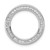 Image of 14K White Gold Lab Grown Diamond SI1/SI2, G H I, Circle Pendant PM4711-040-WLG