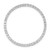 Image of 14K White Gold Lab Grown Diamond SI1/SI2, G H I, Circle Pendant PM4714-100-WLG Image of 14K White Gold Lab Grown Diamond SI1/SI2, G H I, Circle Pendant PM4714-100-WLG