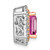 Image of 14K Two-tone Gold Lab Grown Diamond & Created Pink Sapphire Pendant PM7504-CPS-062-WRLG