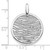 Image of Sterling Silver Polished Preciosa Crystal Pendant
