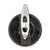 Image of Sterling Silver & Ruthenium Polished & Brushed Circle Pendant