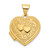 14k Yellow Gold Double Heart Locket Pendant XL202