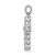 Image of 10K White Gold 1/4ctw Diamond Cross Pendant PM4968-025-1WA