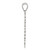 Image of Sterling Silver Antiqued Solid Textured Cross Pendant QC11406