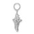 Image of Sterling Silver Polished 3D Conch Pendant