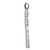 Image of 14k White Gold 1ctw Diamond Budded Cross Pendant