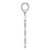 Image of Sterling Silver Polished Enameled Traffic Light Pendant