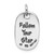 Image of Sterling Silver Rhodium-plated Antiqued SUCCESS/FOLLOW YOUR STAR Pendant