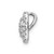 Image of Sterling Silver CZ Pendant PM7914-050-SSWCZ