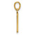 Image of 14k Yellow Gold Fancy Letter I Pendant D5668I