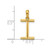 Image of 14k Yellow Gold Fancy Letter I Pendant D5668I