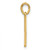 Image of 14k Yellow Gold Fancy Letter Y Pendant D5668Y
