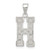 Sterling Silver Letter H Initial Pendant QC2762H